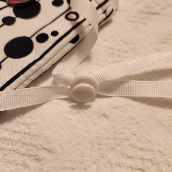 Handmade crossbody Cirles & Lines themed Cell Phone Bag - Picture 3 of 5